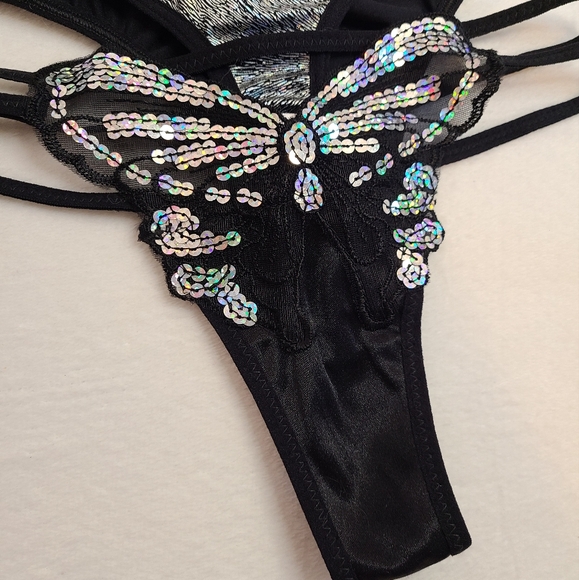 3pk Strappy Sparkle Rave Girl Panties Size Sm ✨️ - Picture 2 of 7